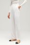 Women's High Waist Palazzo Woven Crepe Pants - Pleated - 2