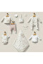 100% Organic You and Me Bear Patterned 10-Piece Hospital Discharge Set - 3