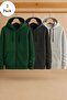Men's Casual Zippered Hooded 3-Piece Sweatshirt