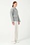 Hatunatila Quilted Pocket Shirt Collar Jacket 7868 Gray - 2