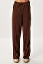 Hooded Zipper-Front Knit Set LCI0049 BROWN - 6
