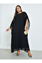 Plus Size Black Maxi Kaftan