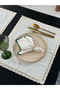 2-Piece Natural Lace Linen Rectangular Placemat / American Style Placemat - 5