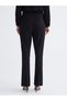Lcwaikiki Classic Black Standard Fit Flared Women's Trousers - 4