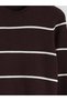 LCWAIKIKI Classic Crew Neck Long Sleeve Striped Men's Knitwear Sweater - 6
