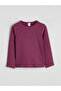 Long Sleeve Embroidered Girls' T-Shirt