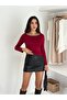 Women's Boat Neck Lycra Blouse - 2