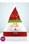 New Year's Hat Santa Claus Patterned Fiber Shiny Luxury Model 38 cm New Year's Hat Hpy-24 - 5