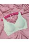 Women's Seamless Ghost Bra with Removable Pads - Gathering Bralette