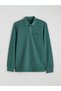 Lcwaikiki Classic Green Polo Neck Men's Textured T-Shirt - 5
