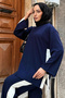 Side Stripe Suit Z5713 Navy Blue - 5