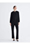 Lcwaikiki Classic Black Standard Fit Flared Women's Trousers