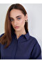 Lace Cutwork Detail Cotton Linen Shirt - 4