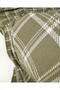 Knitted in Green Mustard Ecru Colors (Width 140 cm X Length 200 cm) - 4
