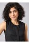 Black Sleeveless Regular Fit Top - 6