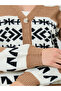 Geometric Pattern Knit Cardigan - 4