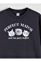 Esvab • Modern & Distinctive Zero Roba Collar Printed Thick Sweatshirt for Girls - 4