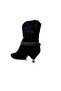 Pine Cone K223 Women's Suede Heeled Pull-On Boots with Piping Belt - 7