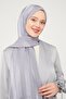 Silver Glitter Stripe Tokyo Shawl - 3