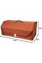Car Detachable Leather Grocery Organizer Trunk Box (Orange, large(70*33*30cm) - 2