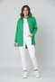 Women's Oversized Nefti Green Long Sleeve Shirt Stylish Trend - 2