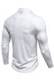 Men Striped Long Sleeve Polo Shirt - 3