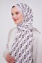 شال أحادي اللون بنمط هندسي من A.Vizon - 2