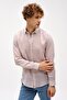 Men's Beige Dynamic Fit Linen Shirt – Long Sleeve 100% Linen - 2