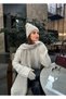 Swan Women's Scarf Beanie Gloves Set of 3 - 3
