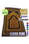 7 Pcs Mixed Color Elarabi Pattern 550-600 Grams Velvet Prayer Rug Prayer Mat Woven Quality Luxury Prayer Mat