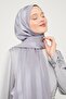 Silver Glitter Stripe Tokyo Shawl - 4