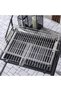 Reversible BBQ Black L82×W66×H108 Cm – Luxury Outdoor Charcoal & Gas Grill Station - 5