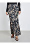 Animal Print Bodycon Maxi Skirt - 2