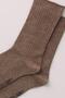 Woman brown viscose socket socks - 2