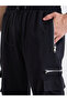 Metallic Zipper Regular Cargo Jogger - 3
