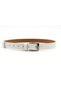 Women's Classic Faux Leather Belt – Stylish Model with Metal Buckle