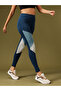 Snug Fit Color Block Leggings - 4