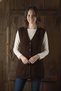 Mother's Vest Classic Knitted Wool Cotton Blend
