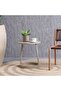 Moreni Side Table Dia47×H52.5 cm – Premium Sand Finish Decorative Table for Lounge & Living Room - 4