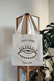 Mansplaining Survivor Printed Canvas Tote Bag with Velcro and Inner Pocket - 3