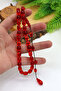 Dark Red Barley Cut Special System Fire Amber Prayer Beads 201024765 - 6