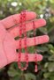 Rose Color Barley Cut Special System Fire Amber Prayer Beads 201024764 - 3