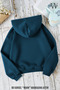 Petrol Star Yıldız Taş Printed 3 Thread K Hooded Sweatshirt O Oversized Winter 100% Cotton - 2