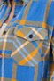 Women's Lumberjack Blue Yellow Striped Pocketed Sport Cut Shirt - 7