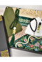 Dowry Gift Prayer Rug Set – Prayer Rug, Scarf, Crystal Prayer Beads, Men's Prayer Beads, Skullcap with Essence Box