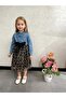 Girl's Jean Top Leopard Print Dress - 2