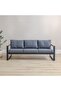 Roma 3-Seater Outdoor Sofa – Dark Grey Premium Patio Lounge Set - 2