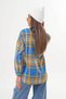 Women's Lumberjack Blue Yellow Striped Pocketed Sport Cut Shirt - 6