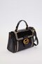 Authentic Phaeton Metal Logo and Embroidery Detailed Medium Size Women's Hand and Shoulder Bag Lv930574 Black - 2