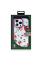 Sbprc iPhone 14 Compatible Case with Metal Buttons and Floral Pattern Doris Cover - Yellow - 5